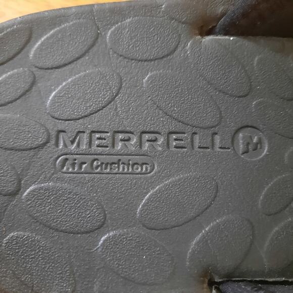 Merrell Mens Black Moab Drift Flip Flop Air Cushioned Sandals Size 10 - Picture 7 of 10